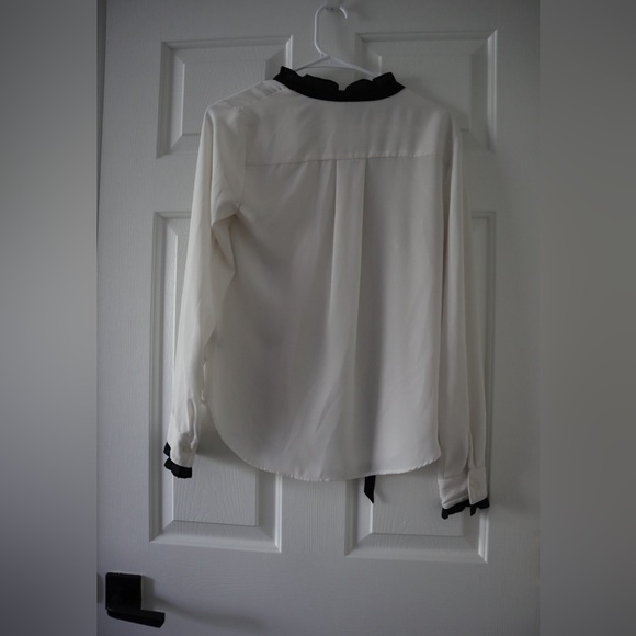 White Ruffle Top - Picture 2 of 4